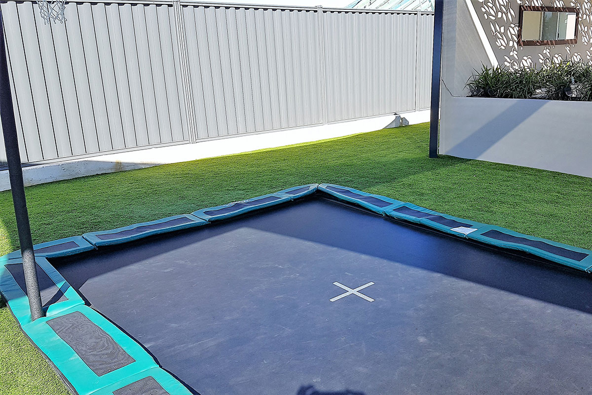 Gallery of Inground Trampolines Oz Trampolines
